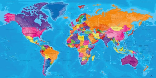 Die Reihenfolge unserer qualitativsten Weltkarte wanddekoration