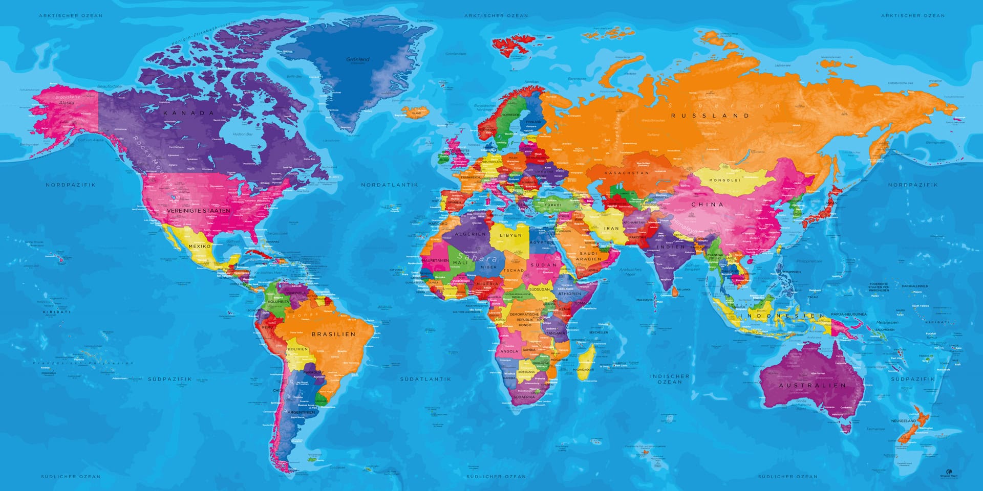 Weltkartenbild