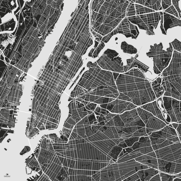 New-York-Karte