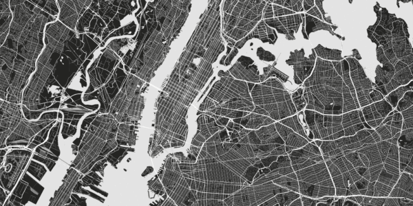 New-York-Karte
