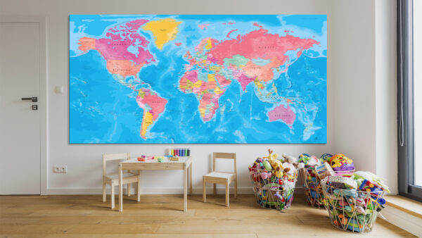 Weltkarte Farbe