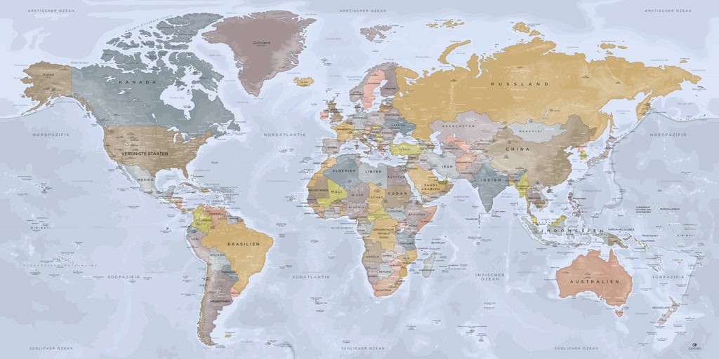 Planisphäre – Weltkarte