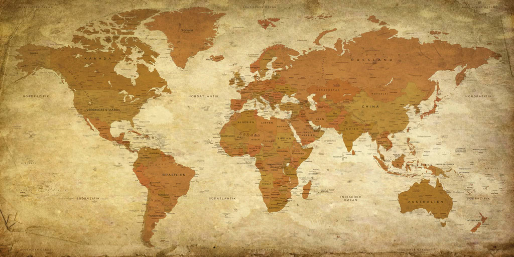 Mappa Mundi Vintage